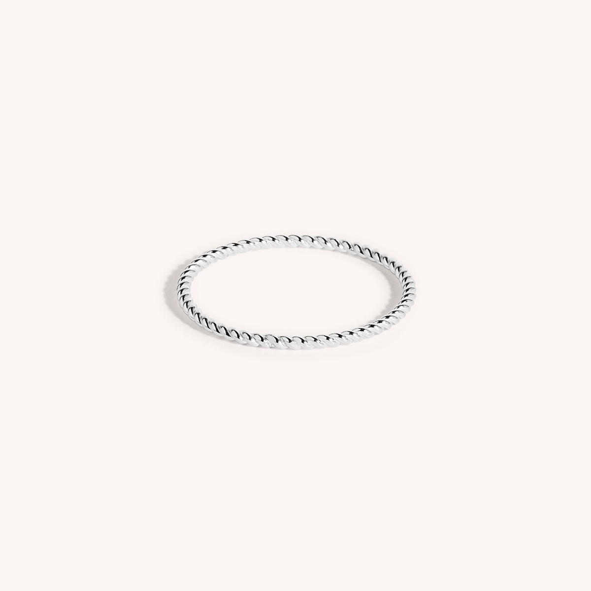 925 Sterling Silver Twist Stacking Ring