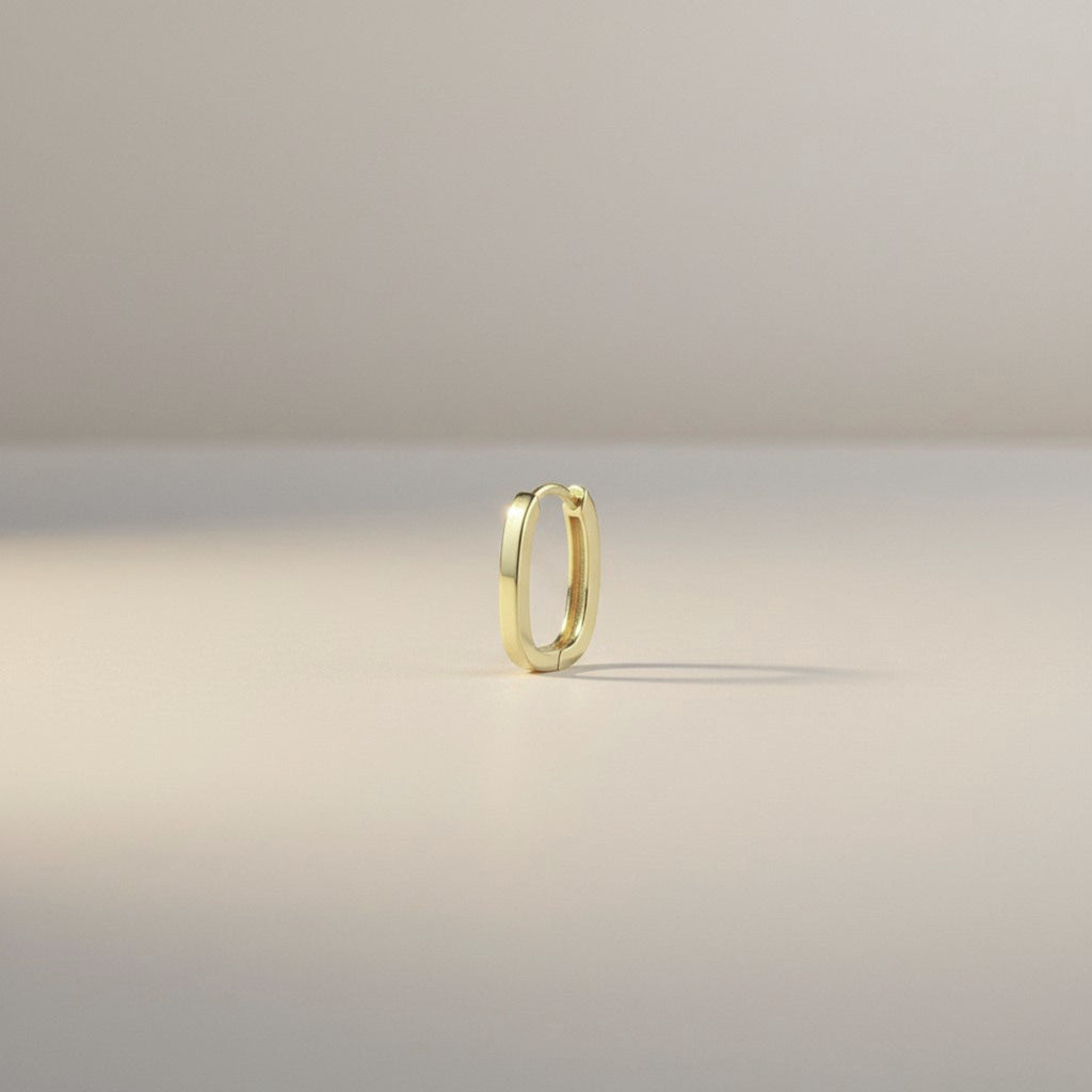 9K Solid Gold Maisee Huggies Earrings