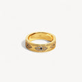 18K Gold Plated Alyx Evil Eye Band Ring
