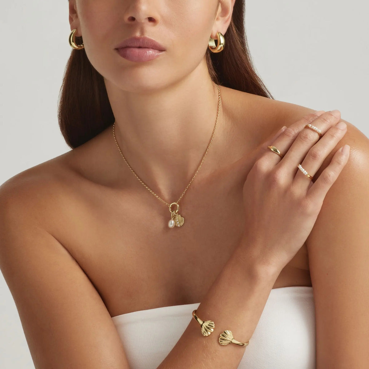 14K Gold Vermeil Amara CharmEdit Necklace